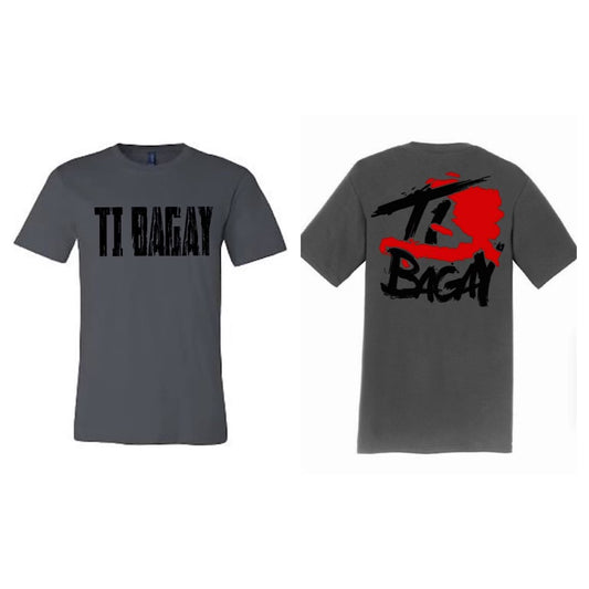 Black and Grey Ti Bagay T-Shirt